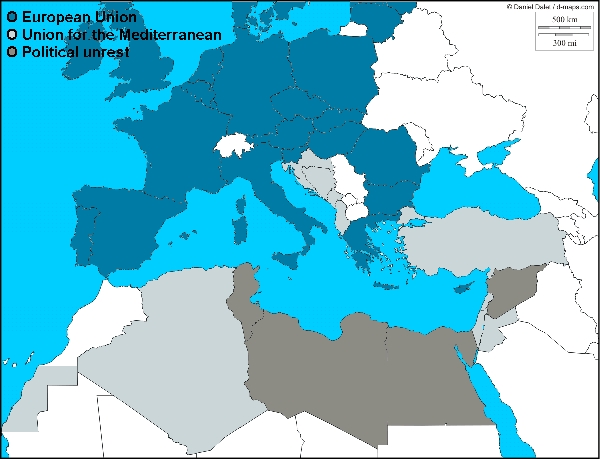 Unrest in the Union for the Mediterranean