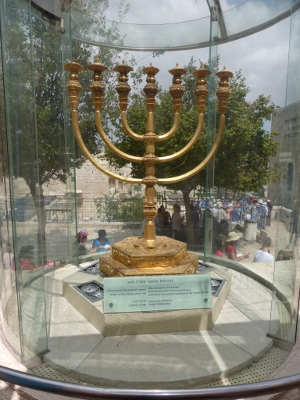 The Menorah that will stand in the rebuilt Jewish Temple
